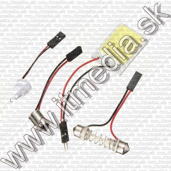 Image of COB LED panel izzó 3w 24led 26x37mm (hideg fehér) (IT12117)